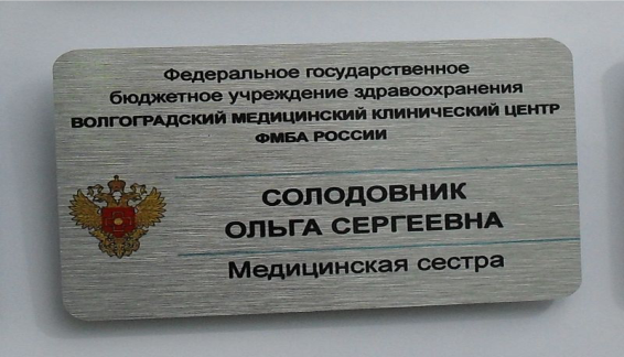 Бейджик металлический с логотипом